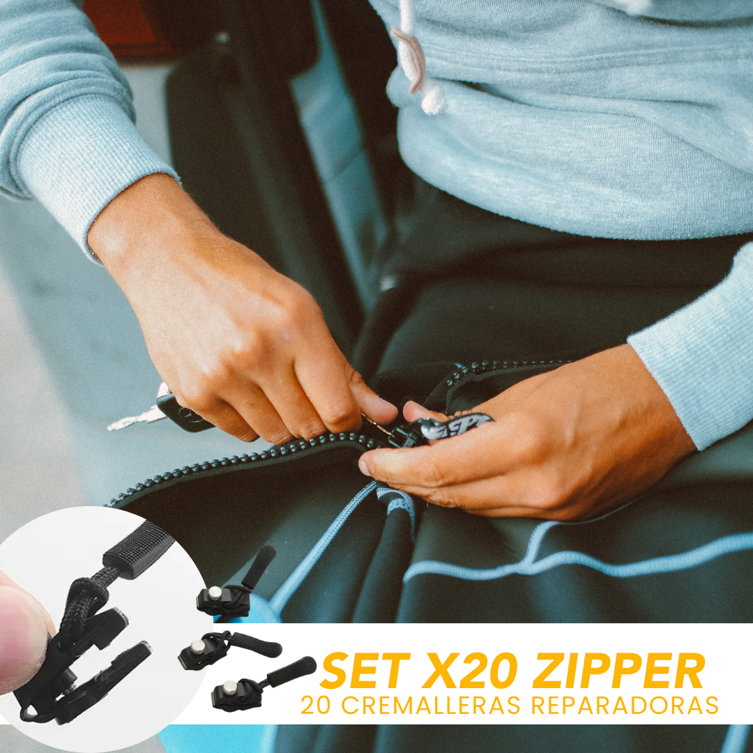 SET DE REPARACIÓN CREMALLERAS ZIPPER X10 UNIDADES