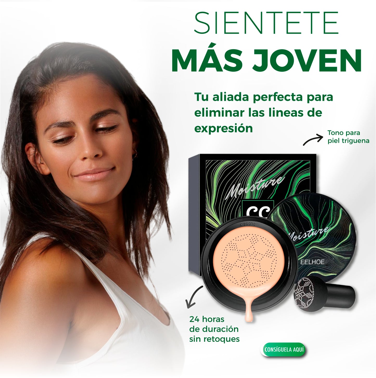 Base de Maquillaje Profesional con Hidratación Profunda y Cobertura Perfecta