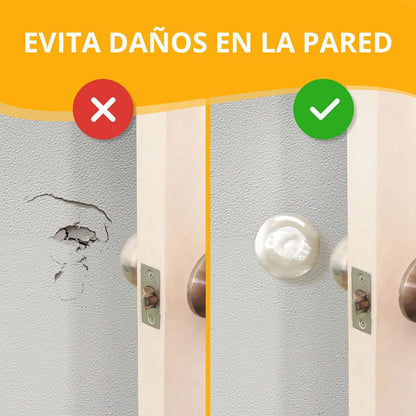 Tope de puertas de resina avanzada - x 9 unidades
