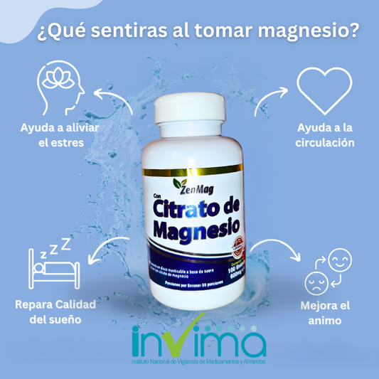 ZenMag - Citrato de Magnesio (Importado Americano)