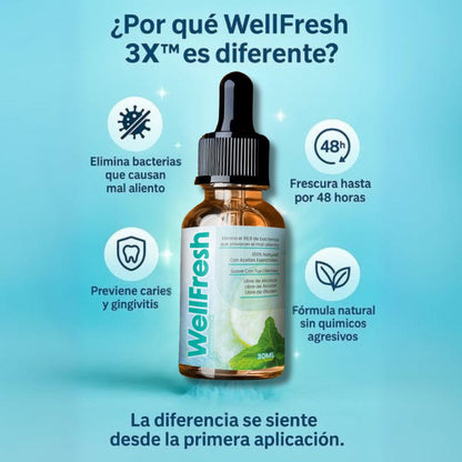 Well Fresh - Aceites esenciales para el  mal aliento de raíz