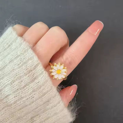Anillo giratorio de girasol Anti-Estres