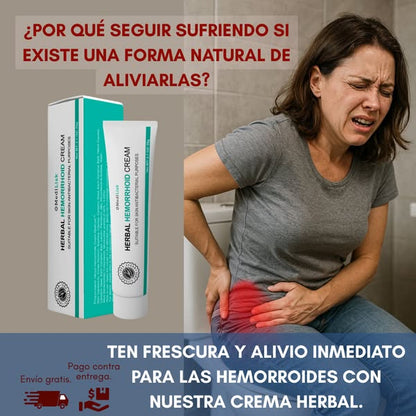 2x1 - Crema Herbal para Hemorroides - Mejora tu vida sin dolor ni ardor
