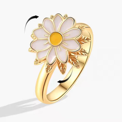 Anillo giratorio de girasol Anti-Estres