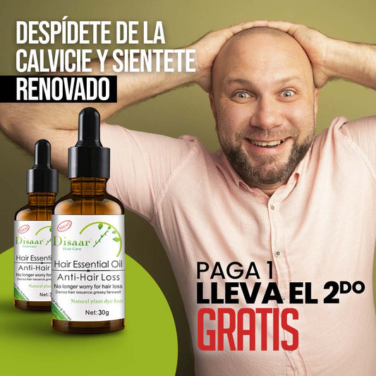 SUPER OFERTA ( PAGA 1 Y LLEVA 2) - Anticaída Cabello Aceite , Alopecia Calvicie