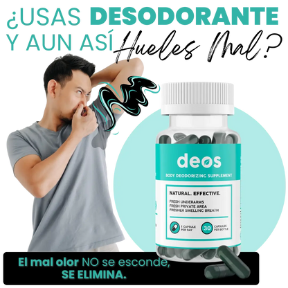 👃🏼 DEOS, DESODORANTE INTERNO: ELIMINA TODOS LOS MALOS OLORES DE RAÍZ