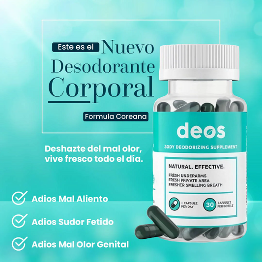 👃🏼 DEOS, DESODORANTE INTERNO: ELIMINA TODOS LOS MALOS OLORES DE RAÍZ
