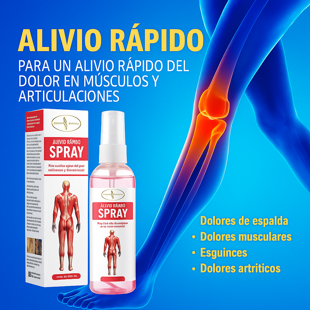 ALIBITOR™  -  Spray  Para el Dolor de Rápida Acción