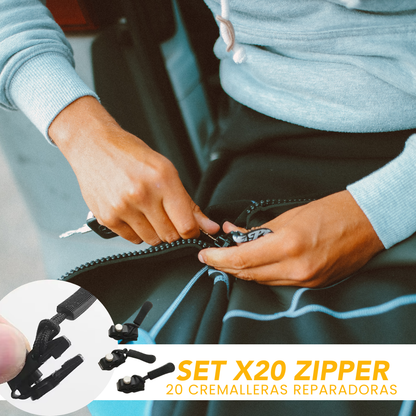 SET DE REPARACIÓN CREMALLERAS ZIPPER X10 UNIDADES