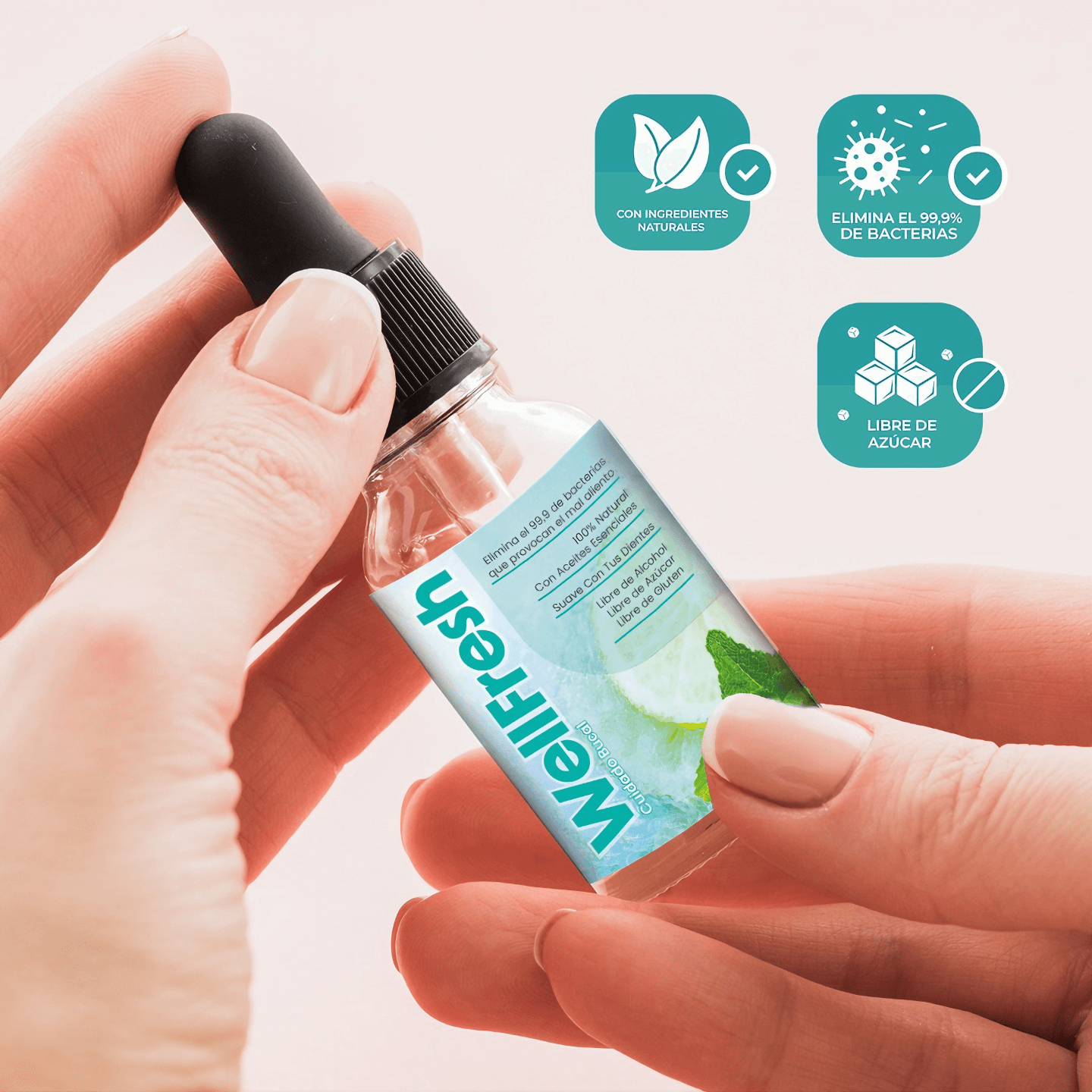 Well Fresh - Aceites esenciales para el  mal aliento de raíz