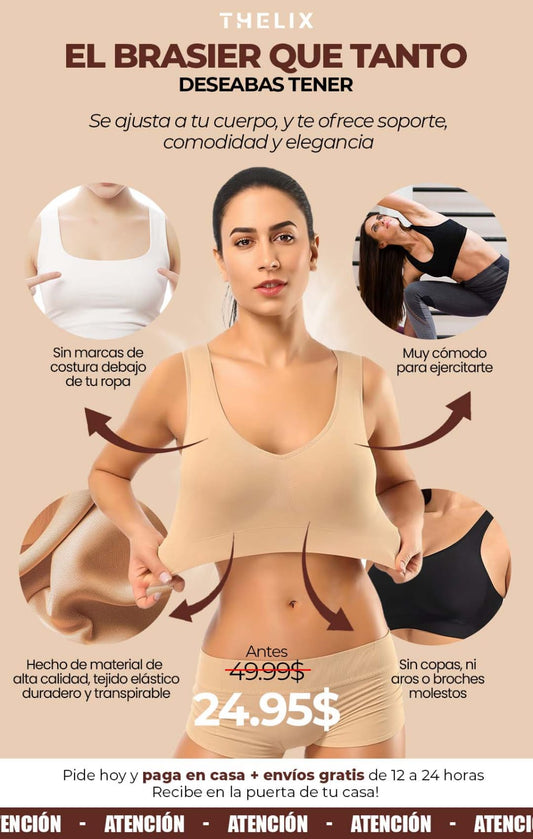 Sujetador Corte Láser - PACK (3 COLORES)