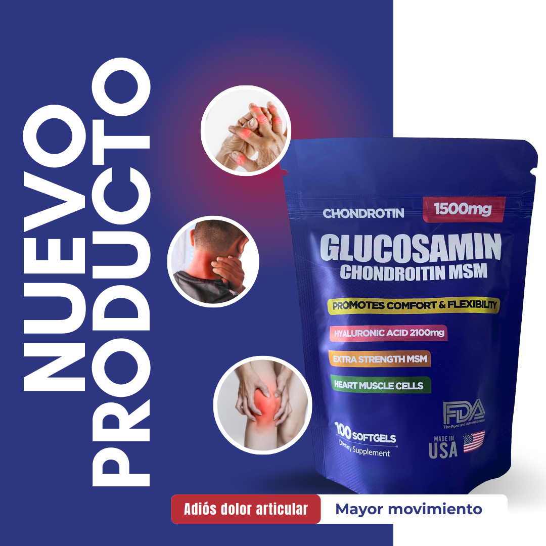 Glucosamin + Acido hyaluronico 1500MG ( IMPORTADO ) Único en Caracas
