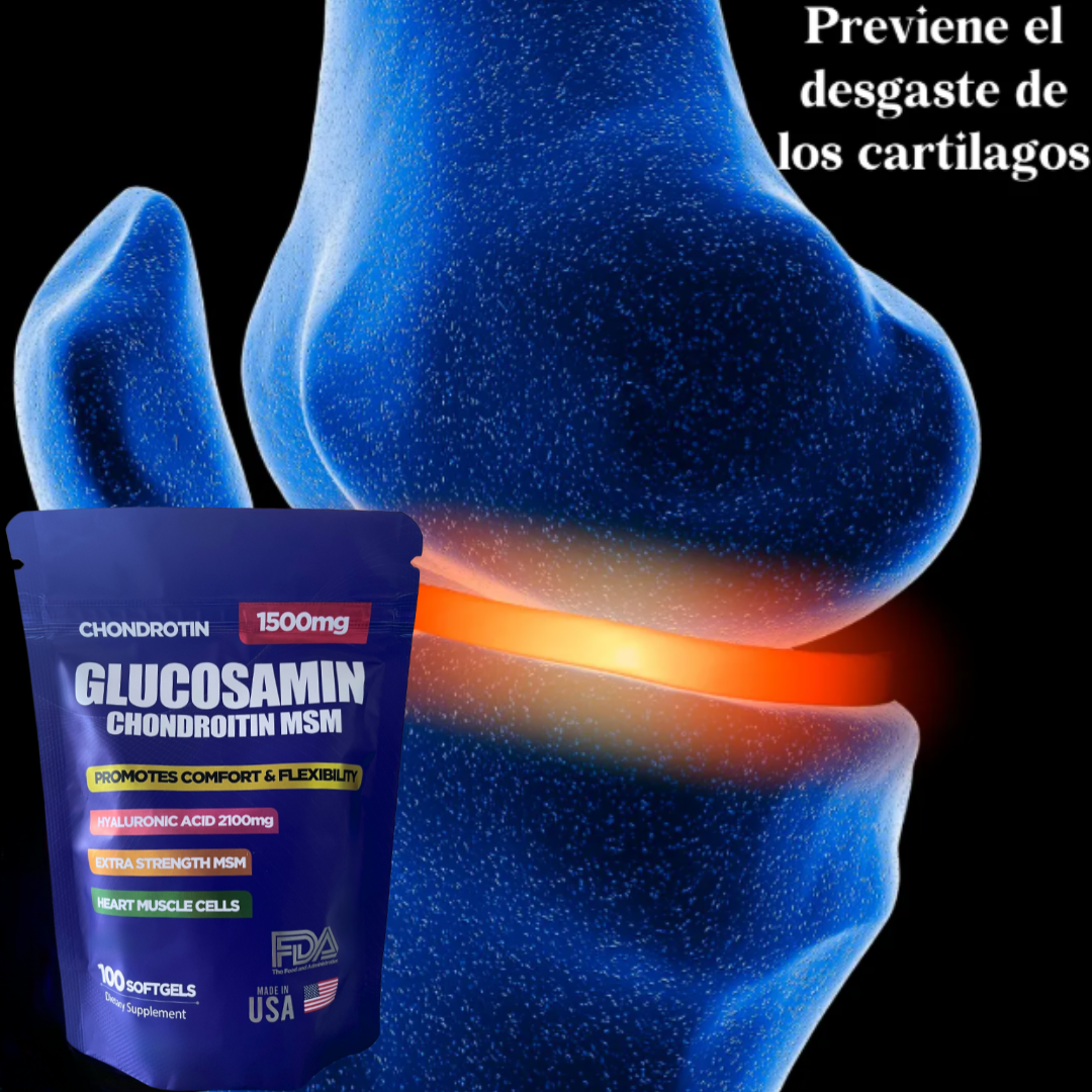 Glucosamin + Acido hyaluronico 1500MG ( IMPORTADO ) Único en Caracas