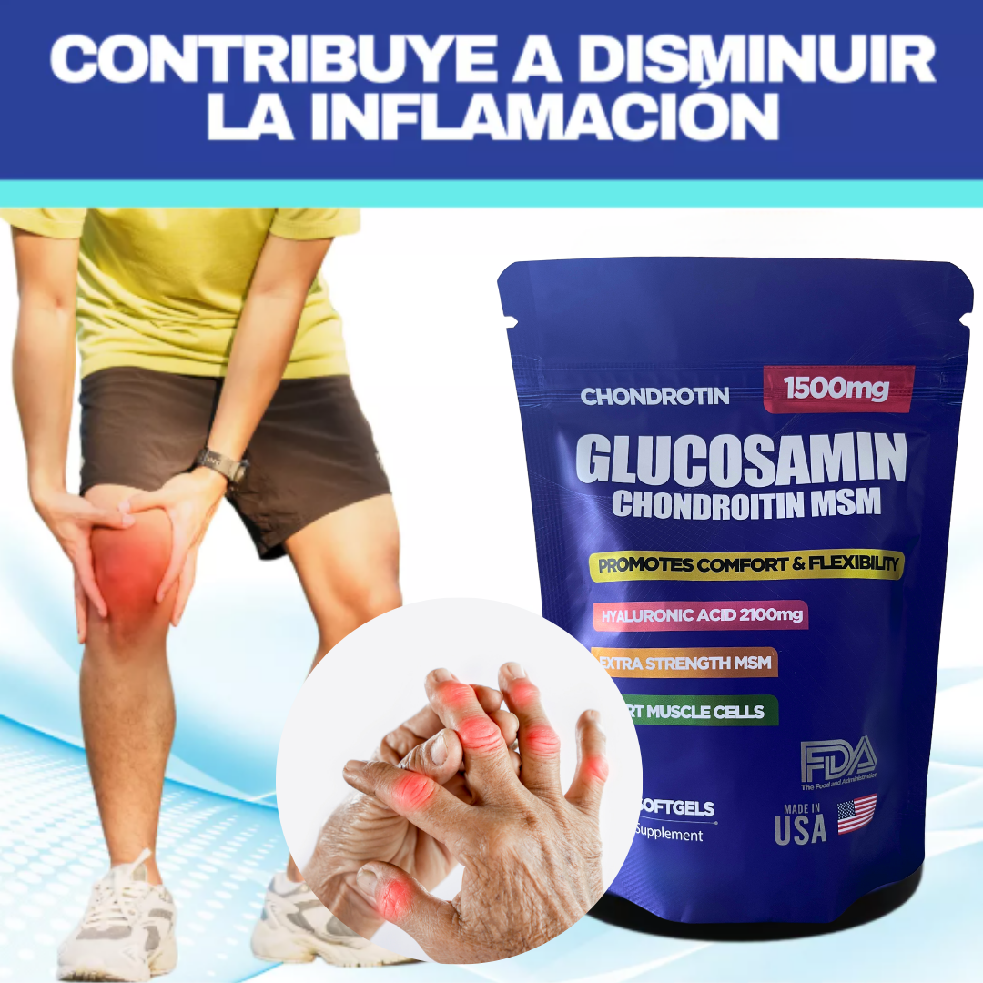 Glucosamin + Acido hyaluronico 1500MG ( IMPORTADO ) Único en Caracas