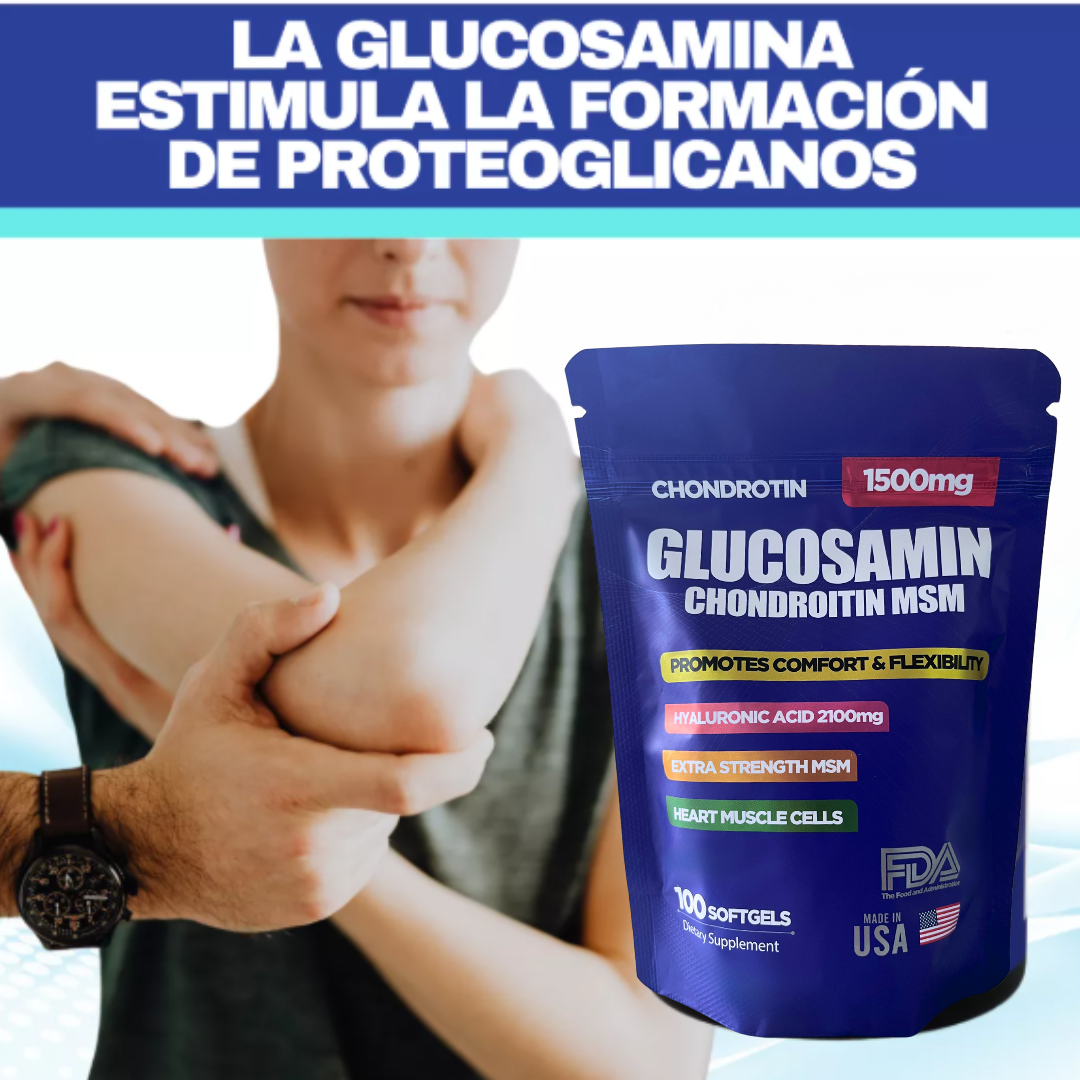 Glucosamin + Acido hyaluronico 1500MG ( IMPORTADO ) Único en Caracas