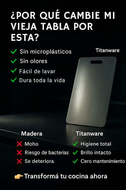 TitanBoard - Tabla de titanio para picar
