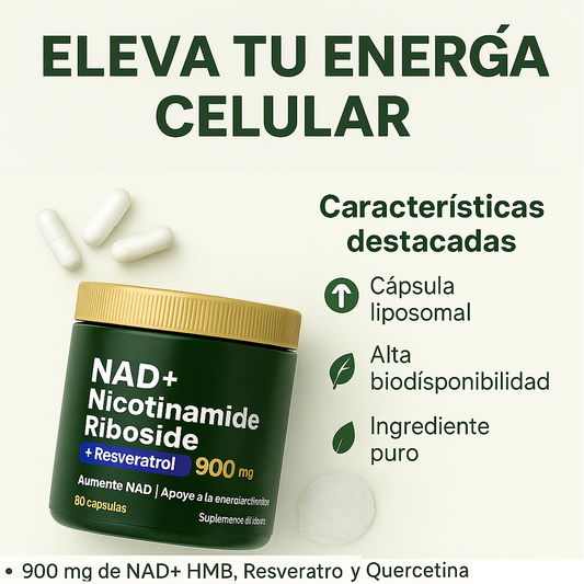 NAD+ NICOTINAMIDA RIBOSIDE y RESVERATROL LAND
