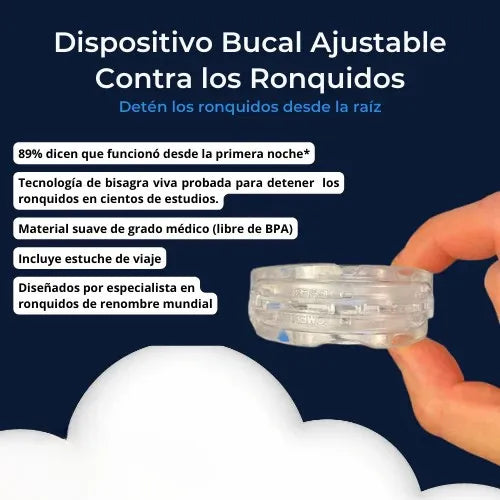 Sueño Profundo | Dispositivo Anti-Ronquidos para un Descanso Perfecto